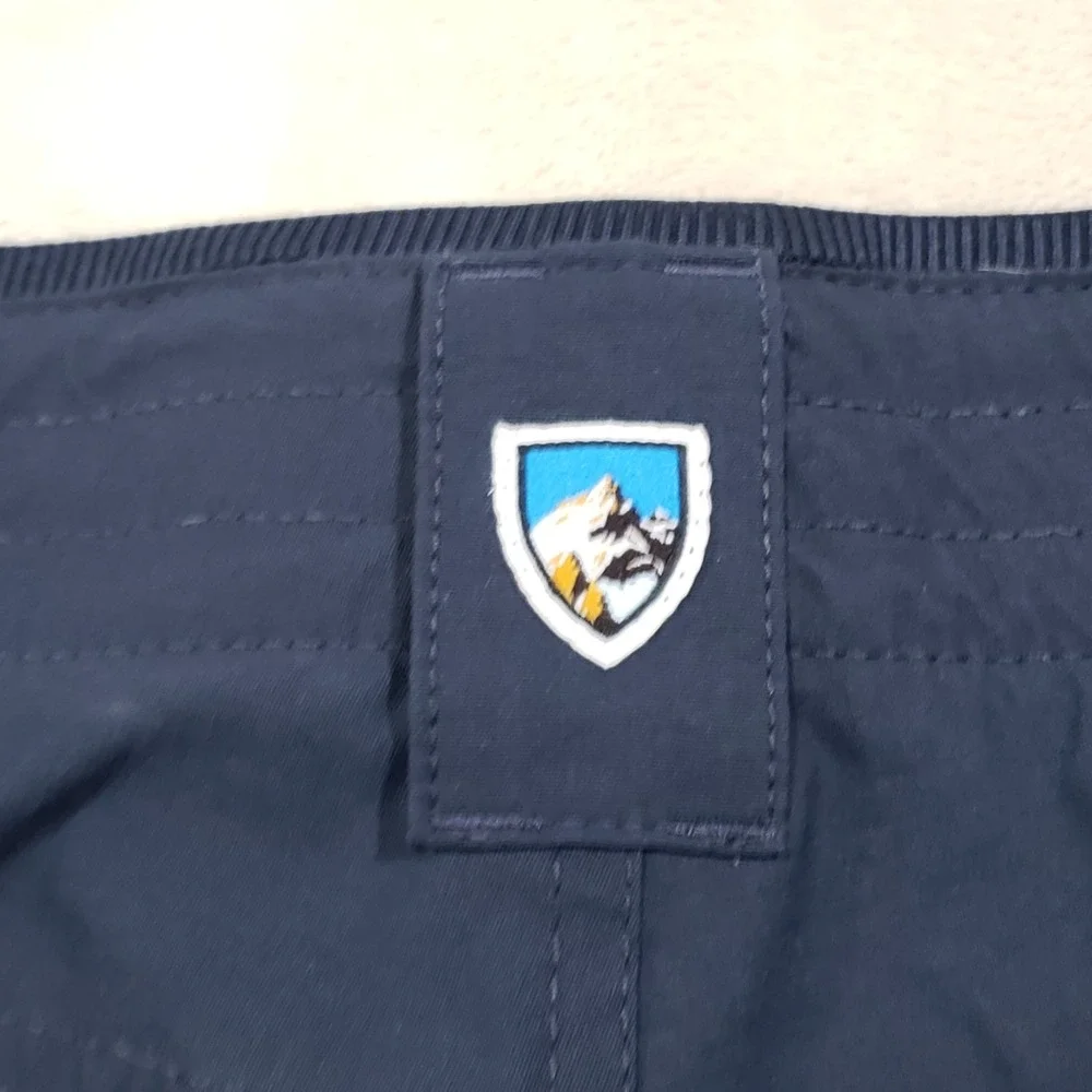 KUHL Renegade Recon Pants Mens 42x30 Blue Duralux Stretch Hiking Travel 2439